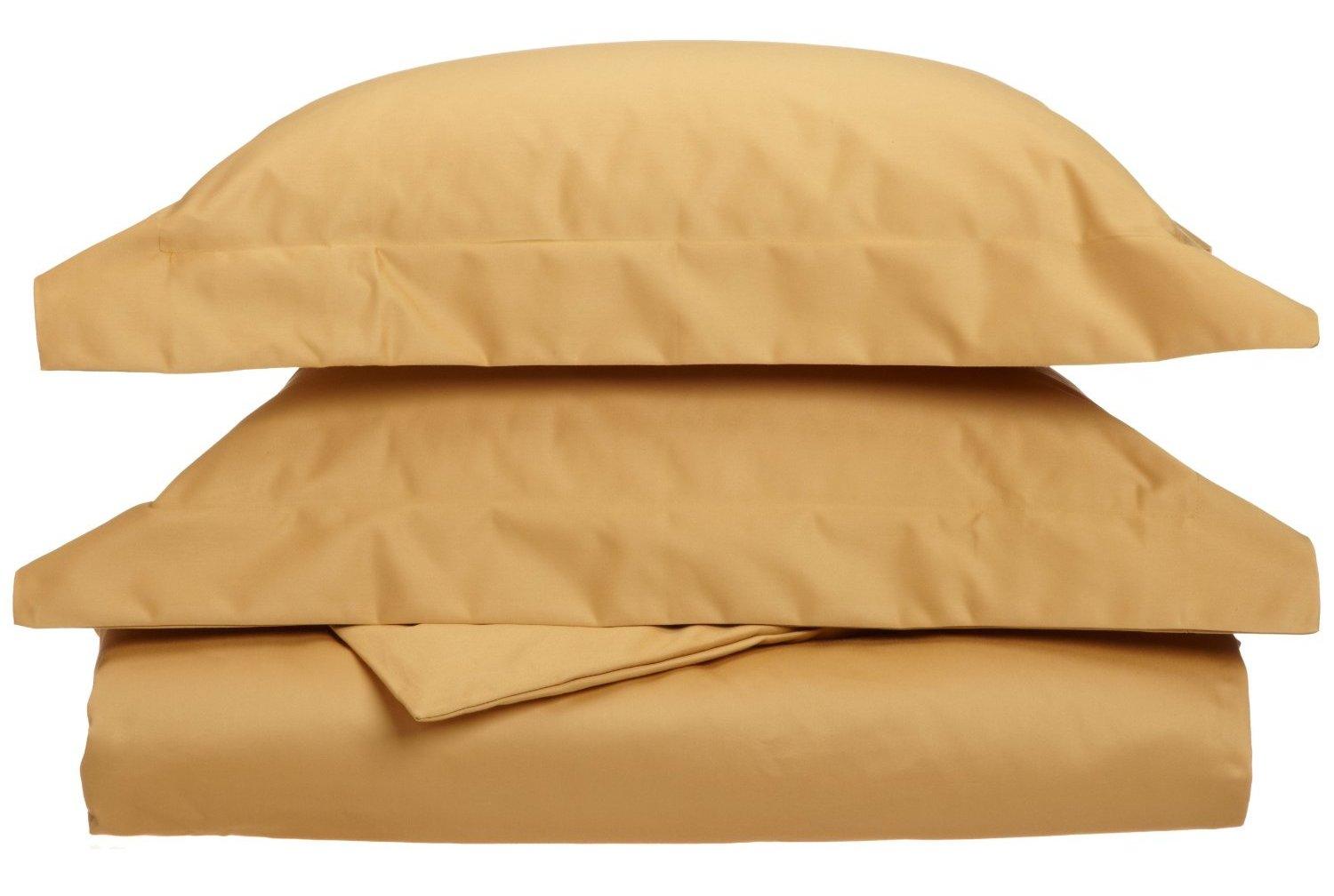 1000 Thread Count Cotton Blend Solid 3 Piece Duvet Cover Set