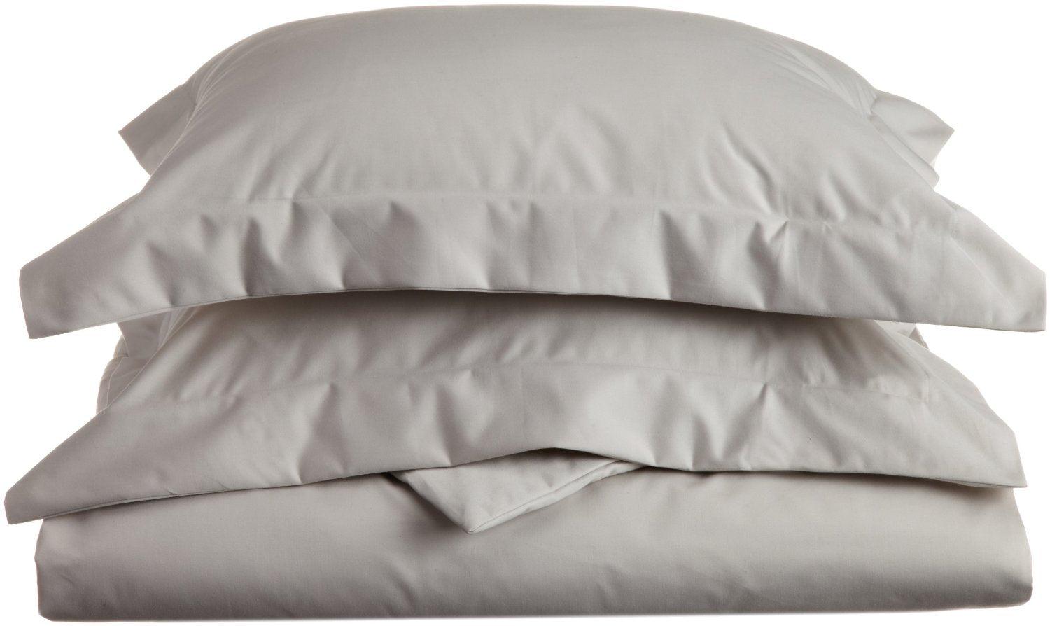 1000 Thread Count Cotton Blend Solid 3 Piece Duvet Cover Set