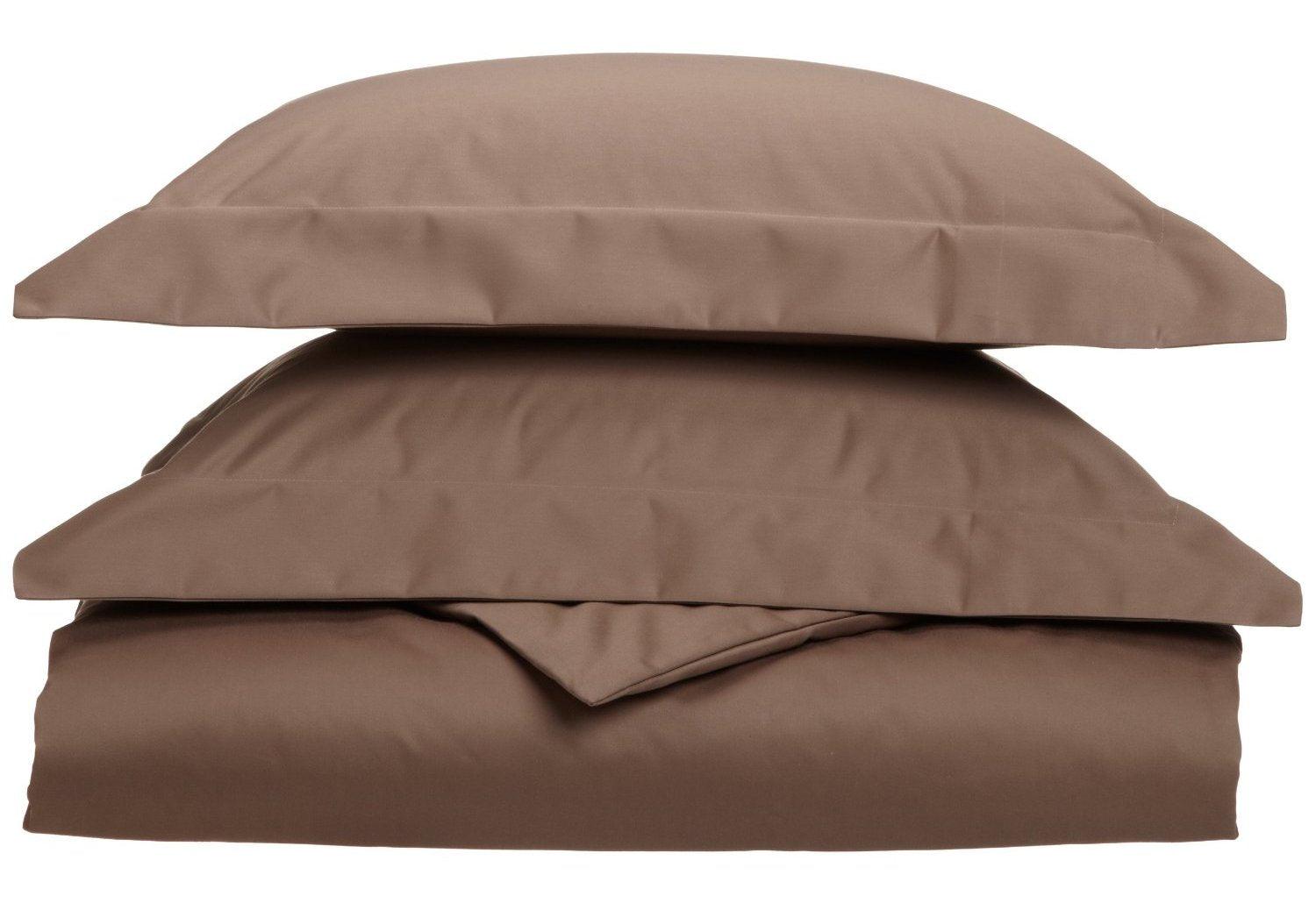 1000 Thread Count Cotton Blend Solid 3 Piece Duvet Cover Set