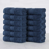 Oregon Organic Cotton Solid Face Towel Set 12 Piece