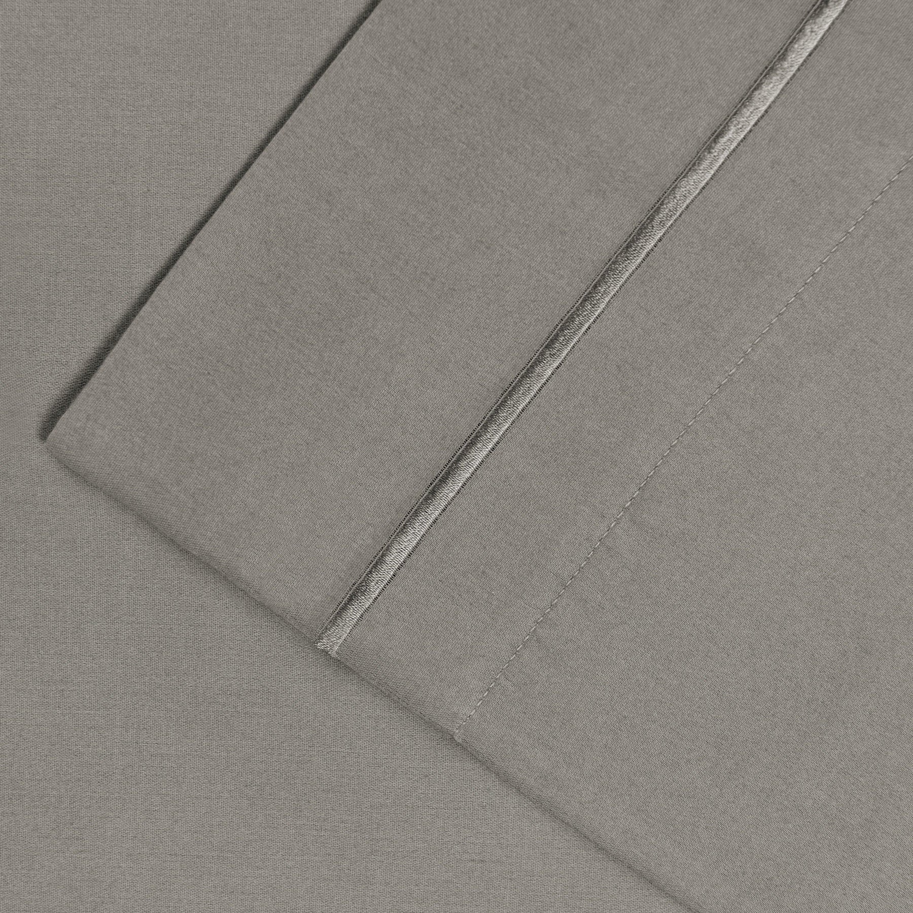 1500 Thread Count Ultra Soft Cotton Marrow Stitch Solid Pillowcase Set