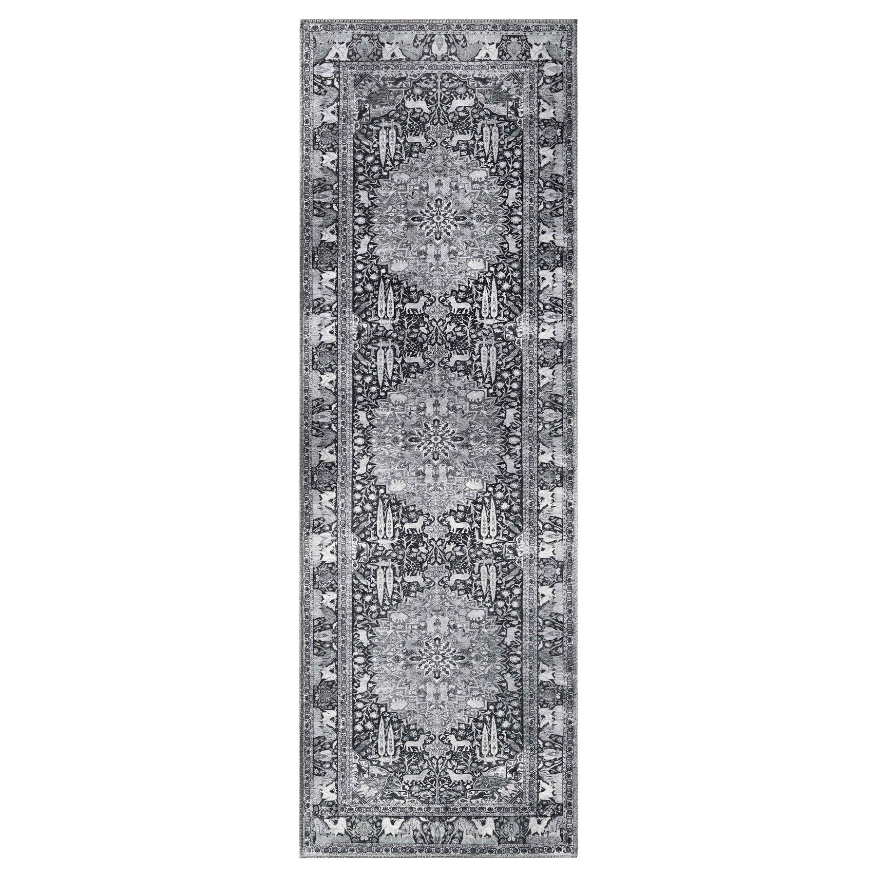 Copley Bohemian Oriental Medallion Wildlife Indoor Area Rug Or Runner