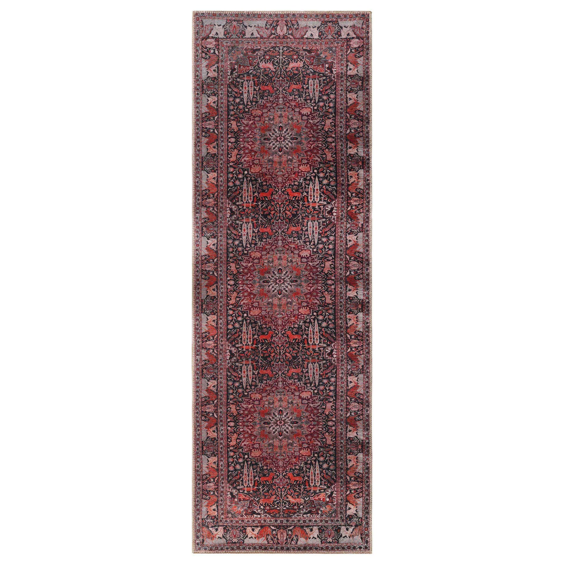 Copley Bohemian Oriental Medallion Wildlife Indoor Area Rug Or Runner