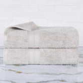 Rayon from Bamboo Cotton Blend Bath Towel Set of 2