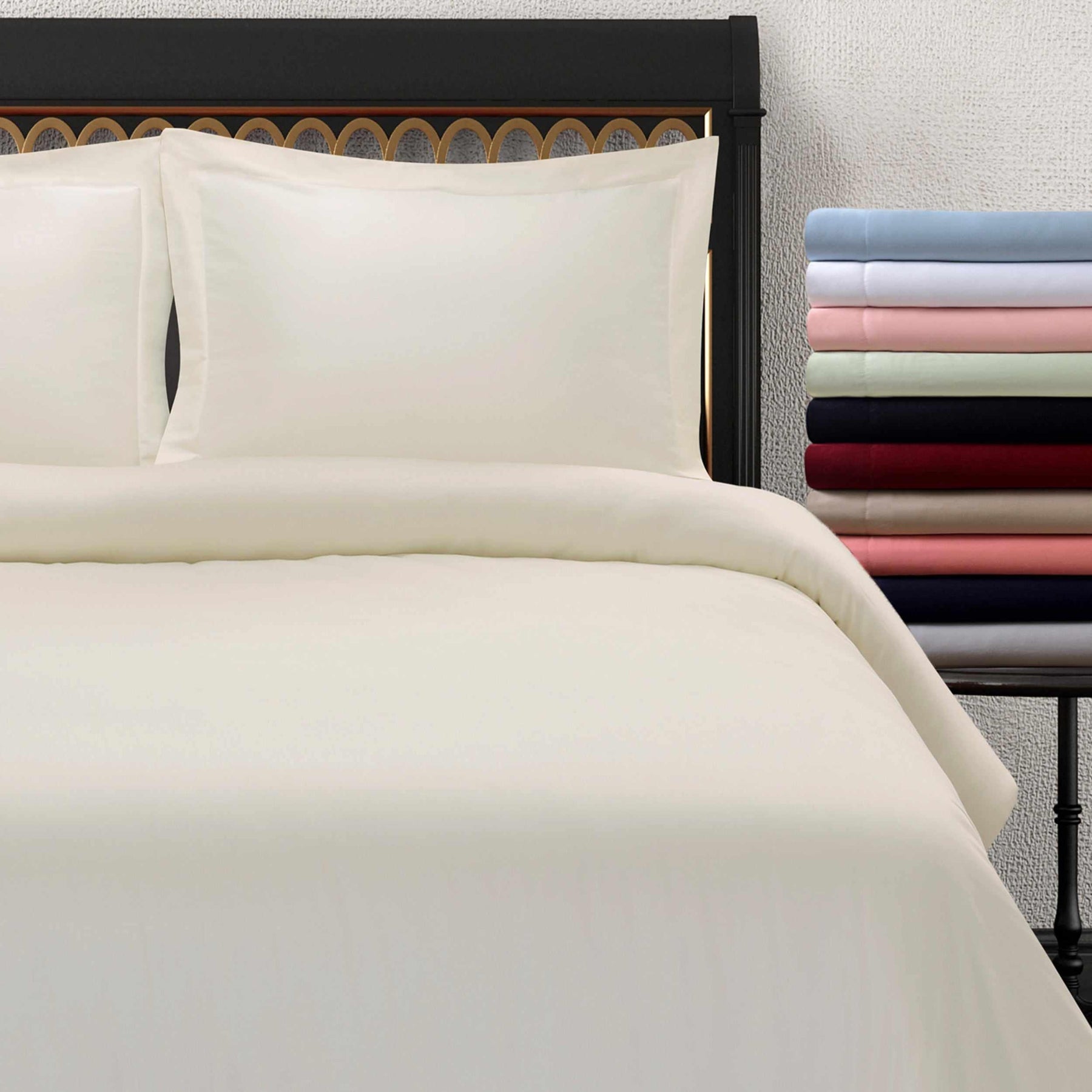 300 Thread Count Cotton Antimicrobial Solid Deep Pocket Sheet Set