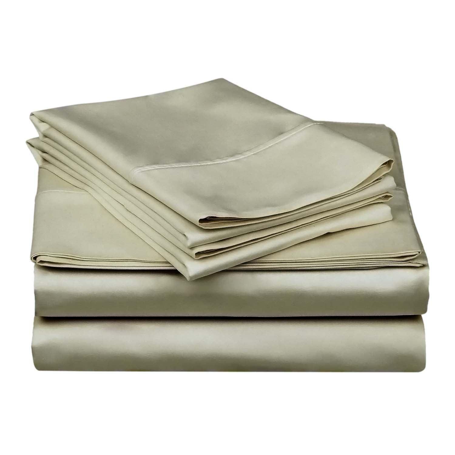 300 Thread Count Cotton Vintage Solid Or Floral Bellflower Sheet Set