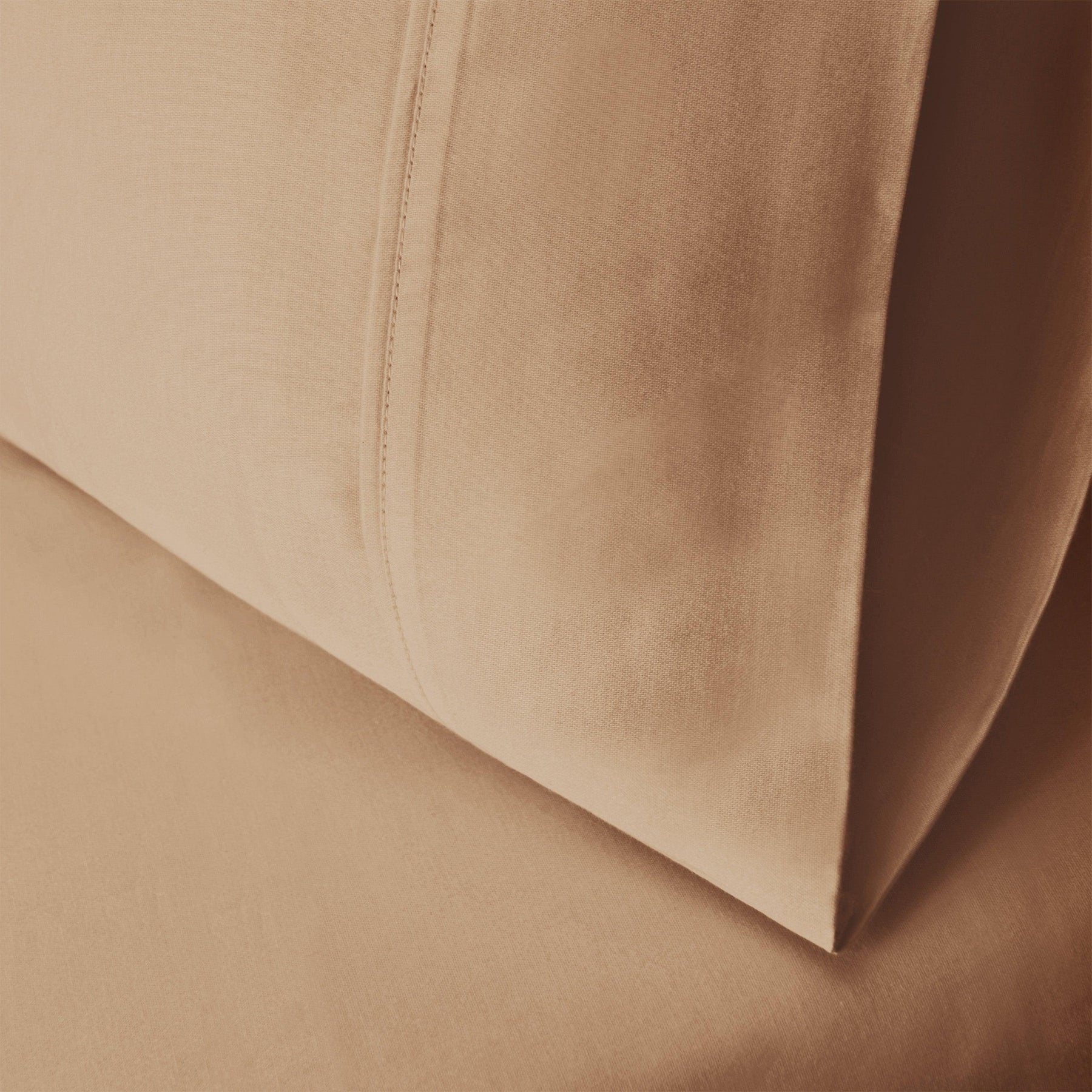 Egyptian Cotton 300 Thread Count Solid Luxury Pillowcases, Set of 2