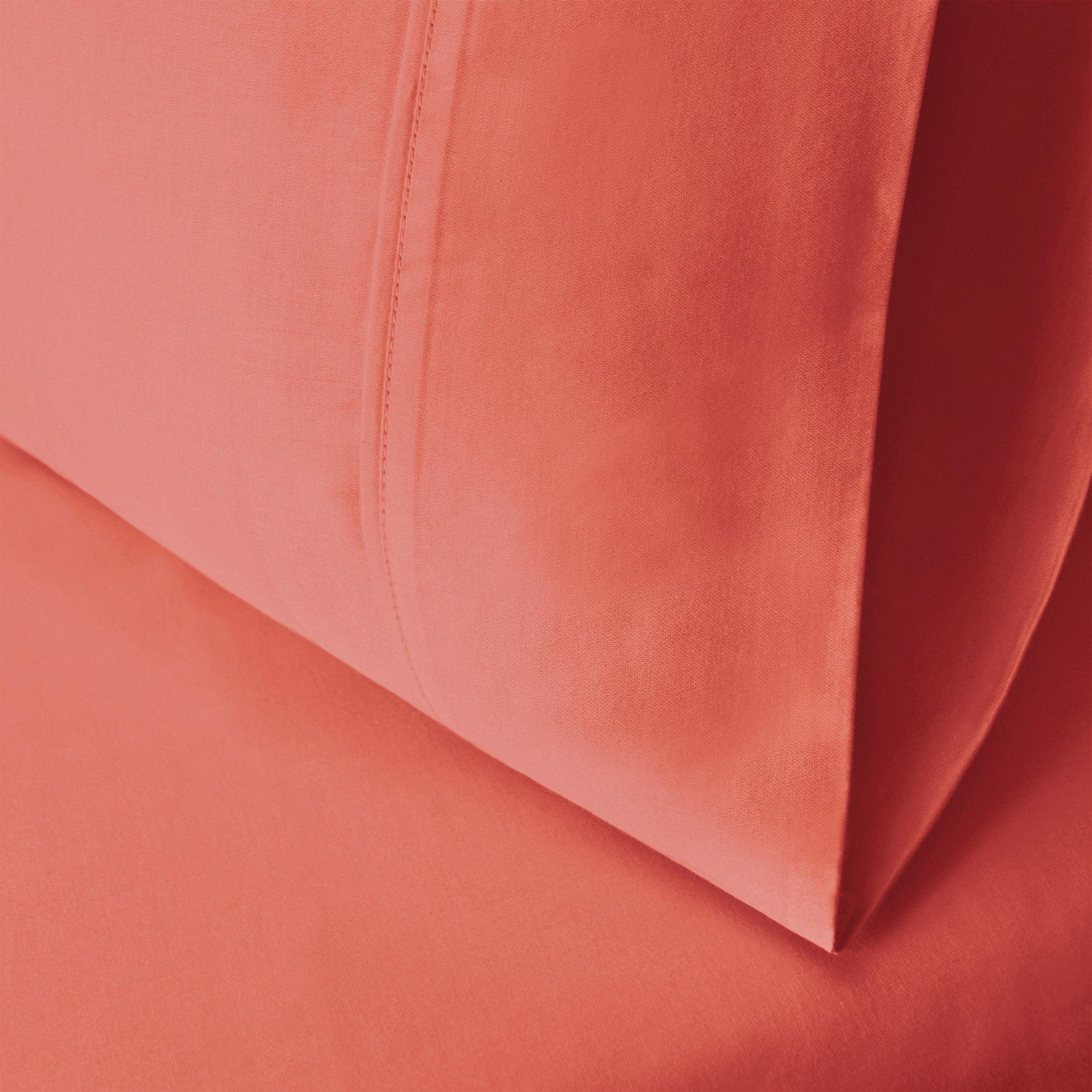Egyptian Cotton 300 Thread Count Solid Luxury Pillowcases, Set of 2