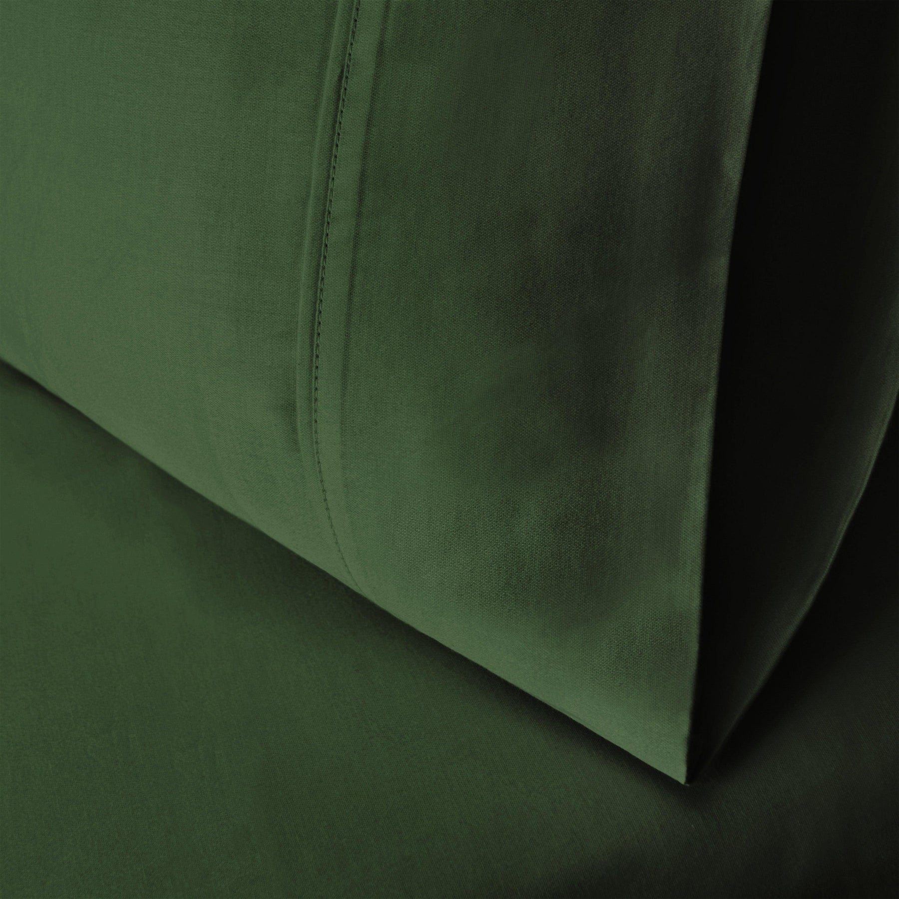 Egyptian Cotton 300 Thread Count Solid Luxury Pillowcases, Set of 2