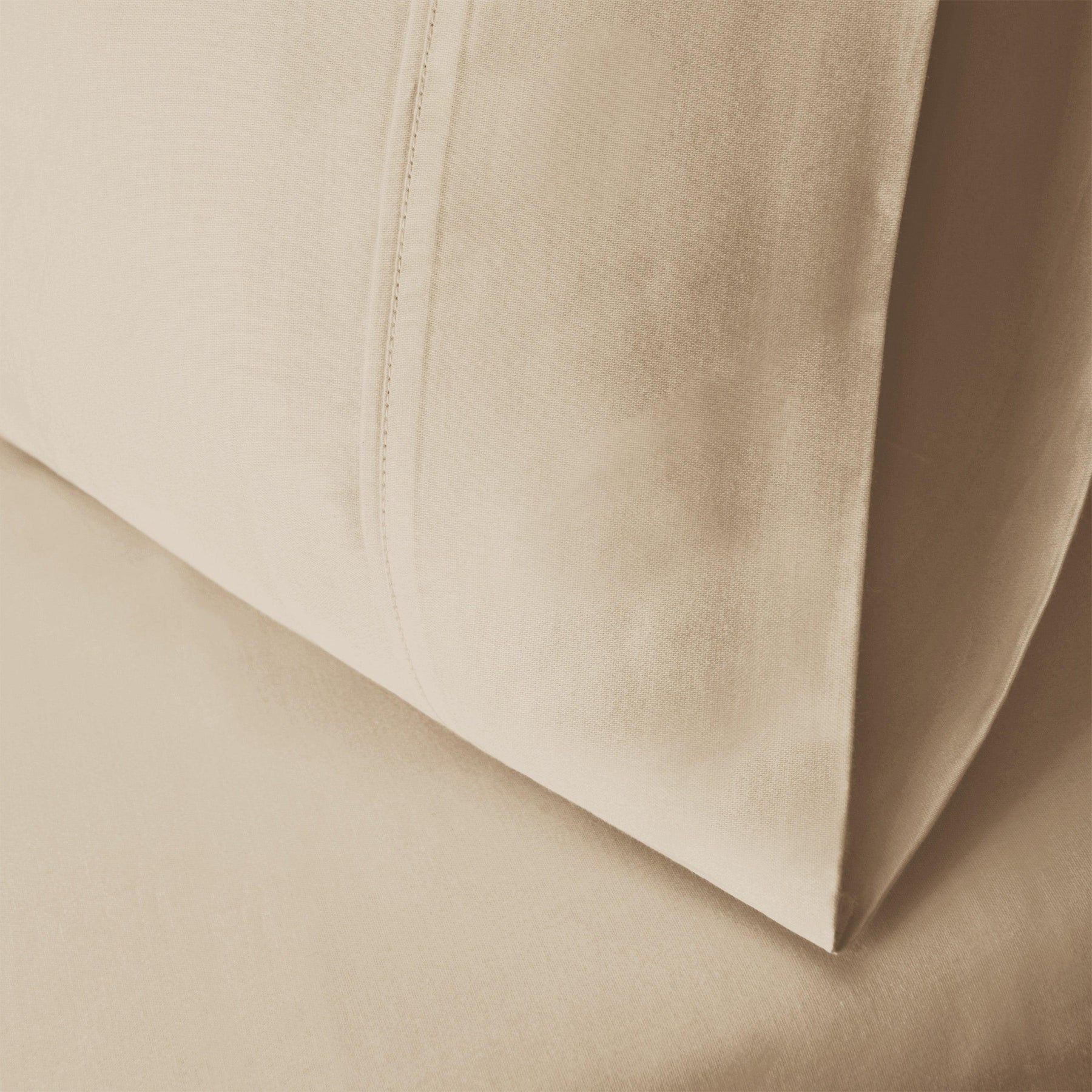 Egyptian Cotton 300 Thread Count Solid Luxury Pillowcases, Set of 2