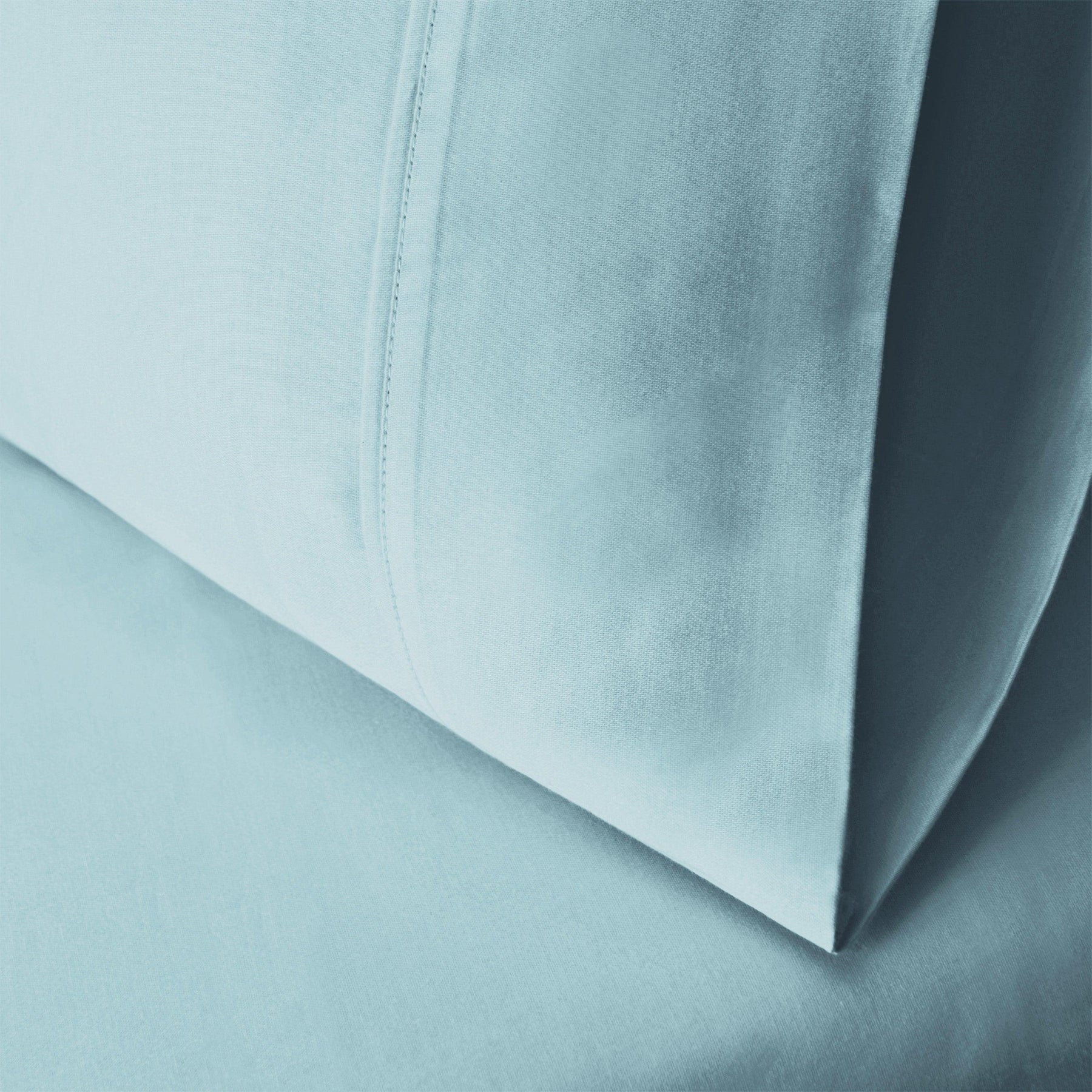 Egyptian Cotton 300 Thread Count Solid Luxury Pillowcases, Set of 2