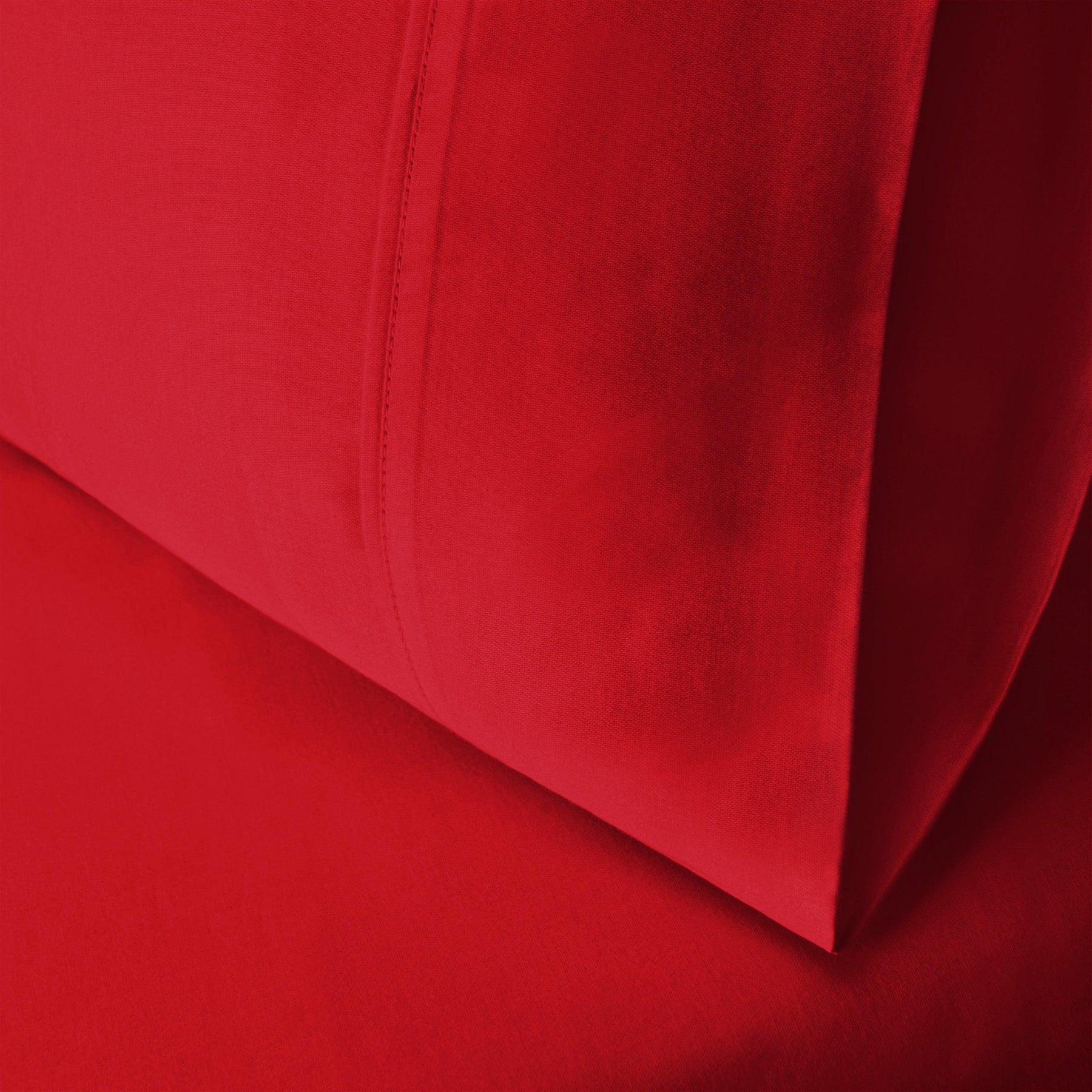 Egyptian Cotton 300 Thread Count Solid Luxury Pillowcases, Set of 2