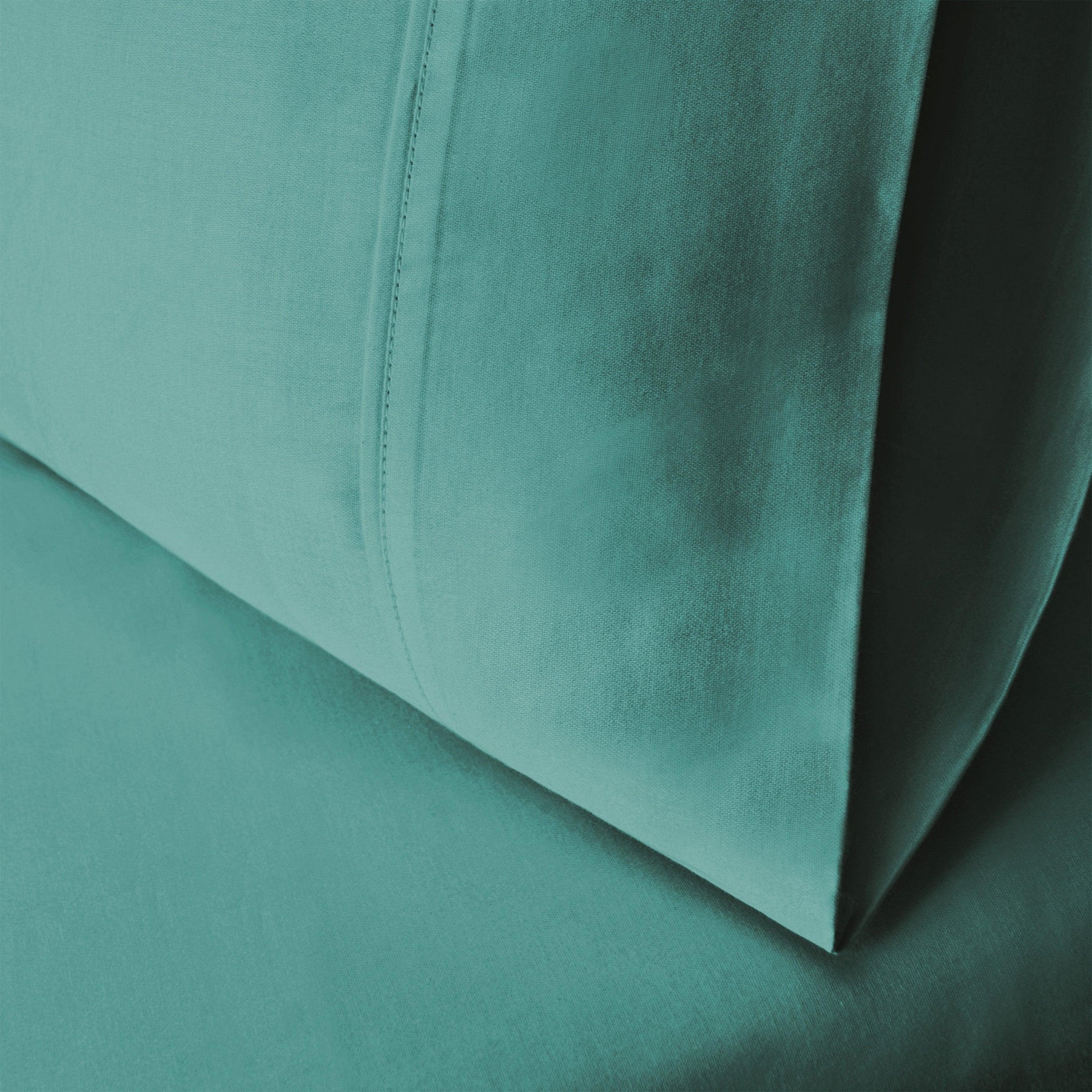 Egyptian Cotton 300 Thread Count Solid Luxury Pillowcases, Set of 2