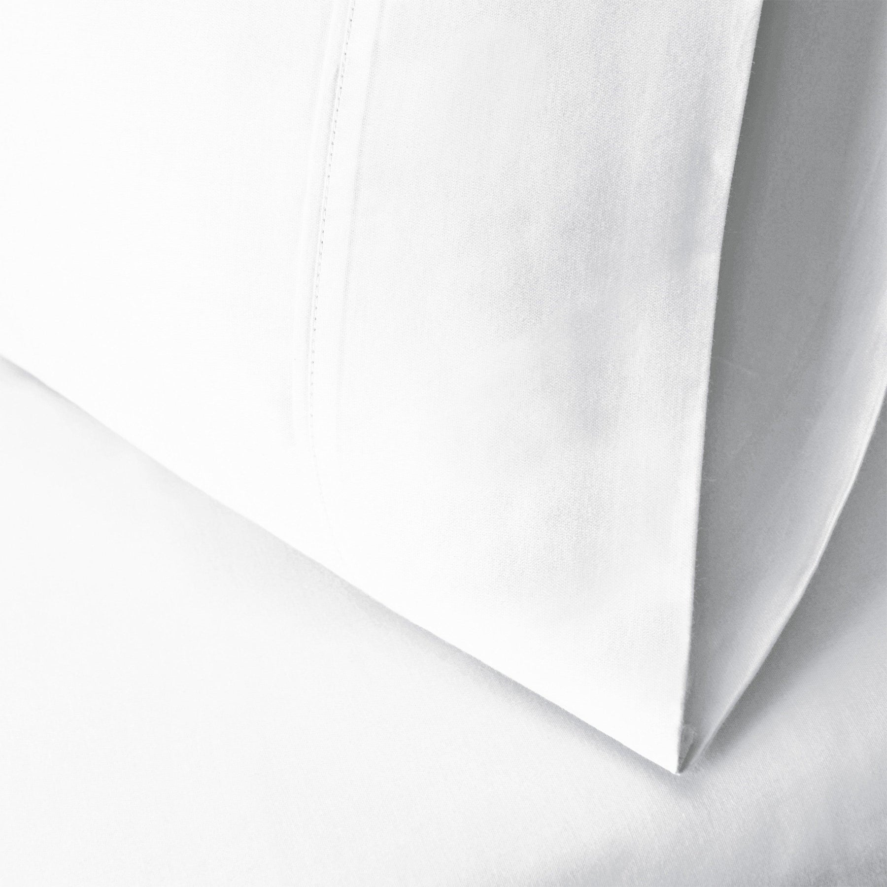 Egyptian Cotton 300 Thread Count Solid Luxury Pillowcases, Set of 2