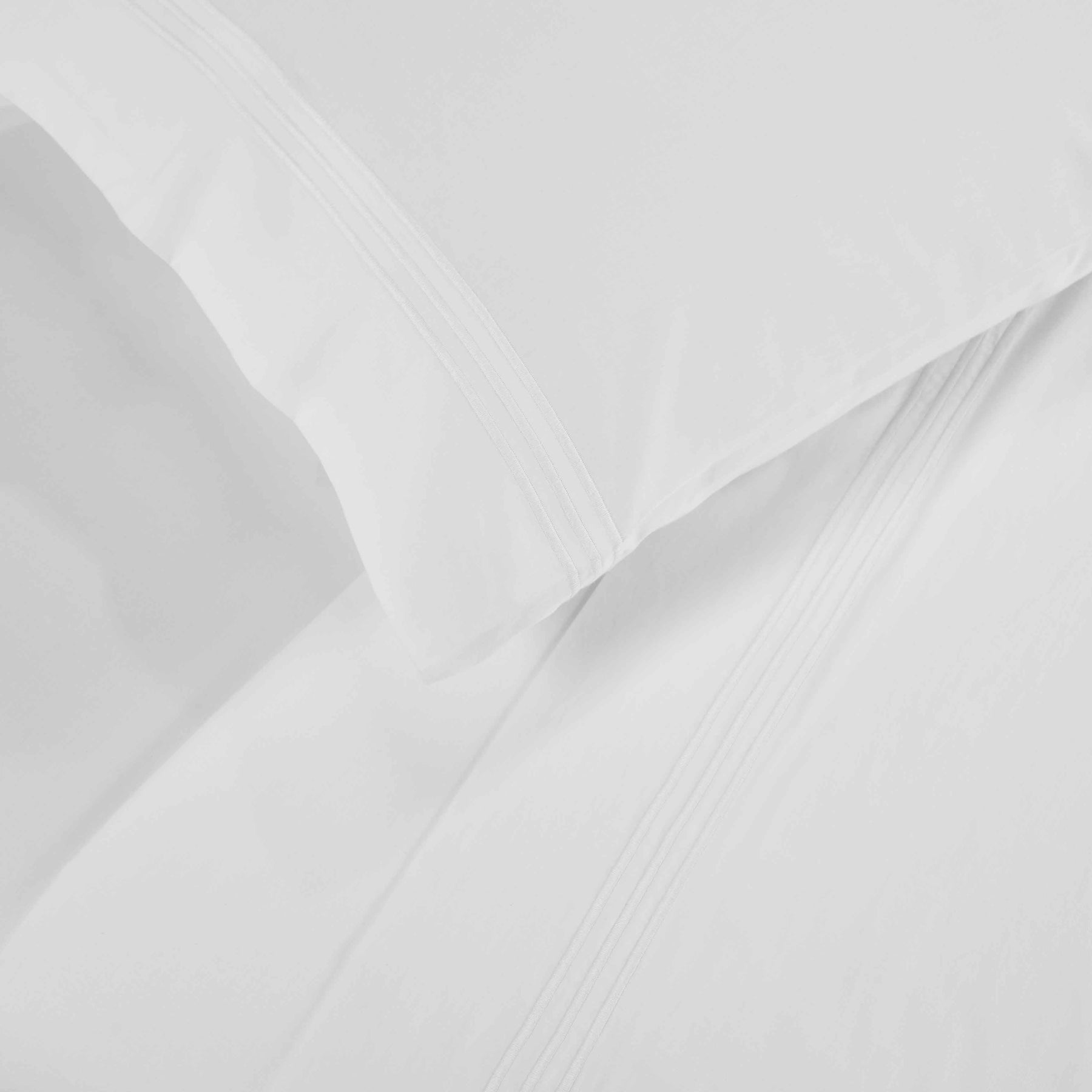 Brandon Cotton Three-Line Embroidered Deep Pocket Bed Sheet Set