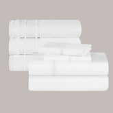 7-Piece Embroidered Elegance Bed & Bath Bundle