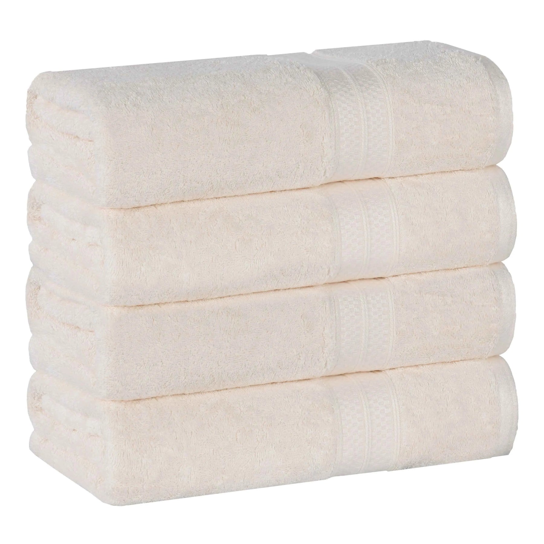 Ultra-Soft Rayon from Bamboo Cotton Blend 4 Piece Bath Towel Set
