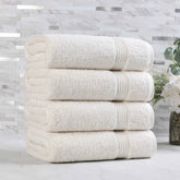 Egyptian Cotton Plush Absorbent Luxury Bath Towel Set of 4