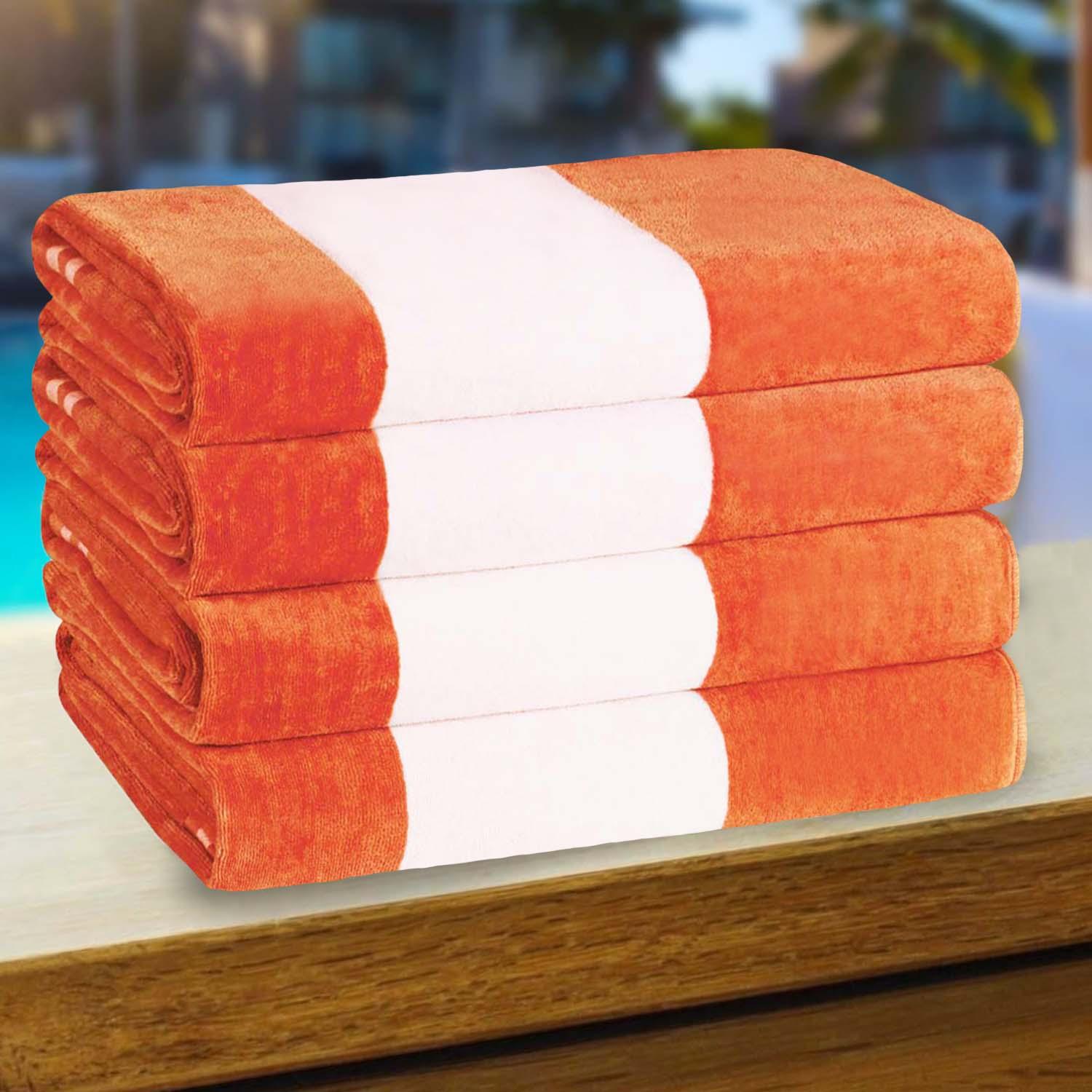 Cabana Stripe Oversized Cotton Beach Towel Set Of 2,4,6