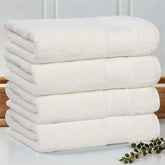Turkish Cotton Bath Towels Heavyweight 4 Piece Set Aria