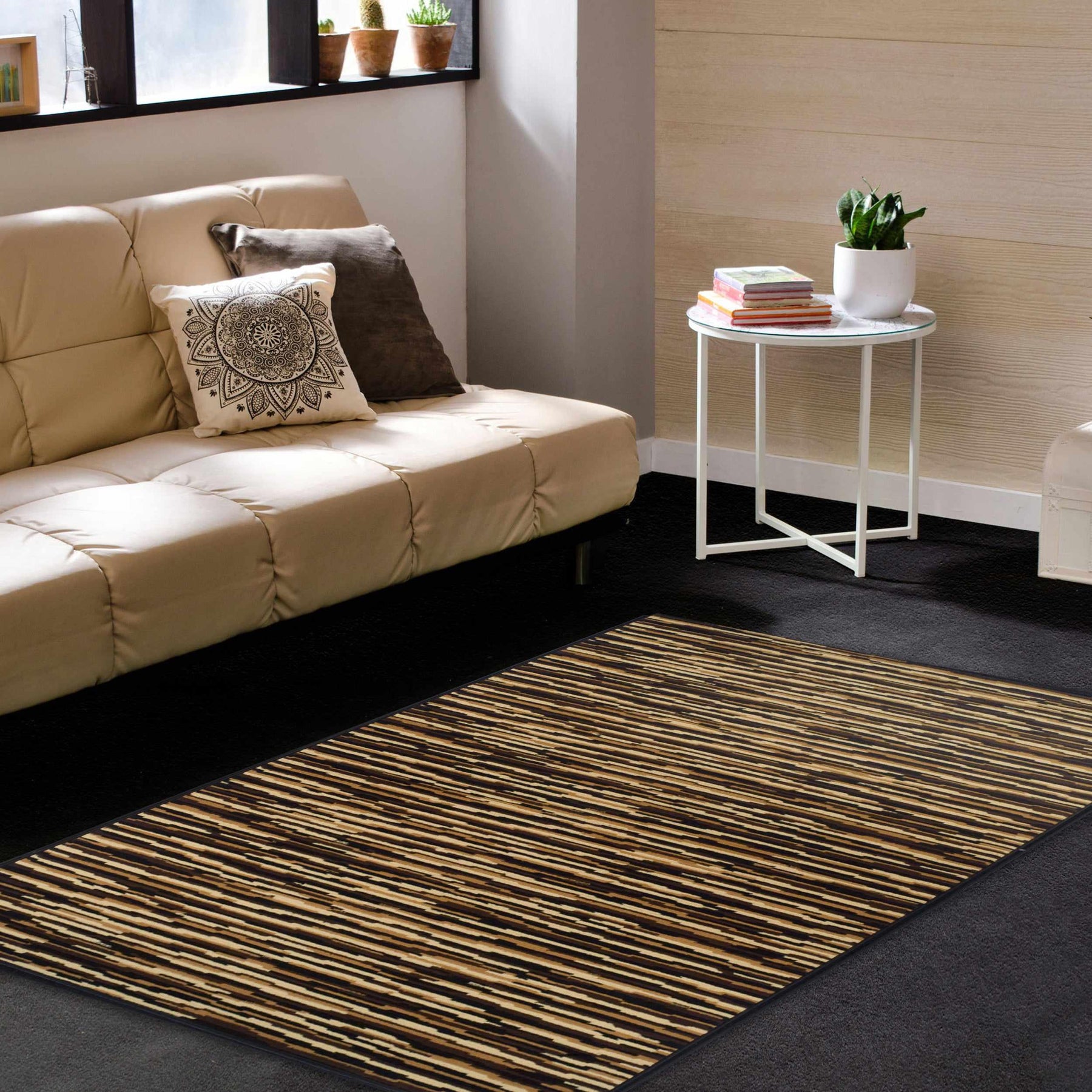 Horizons Abstract Wavy Stripes Indoor Large Area Rugs Or Runner Rug