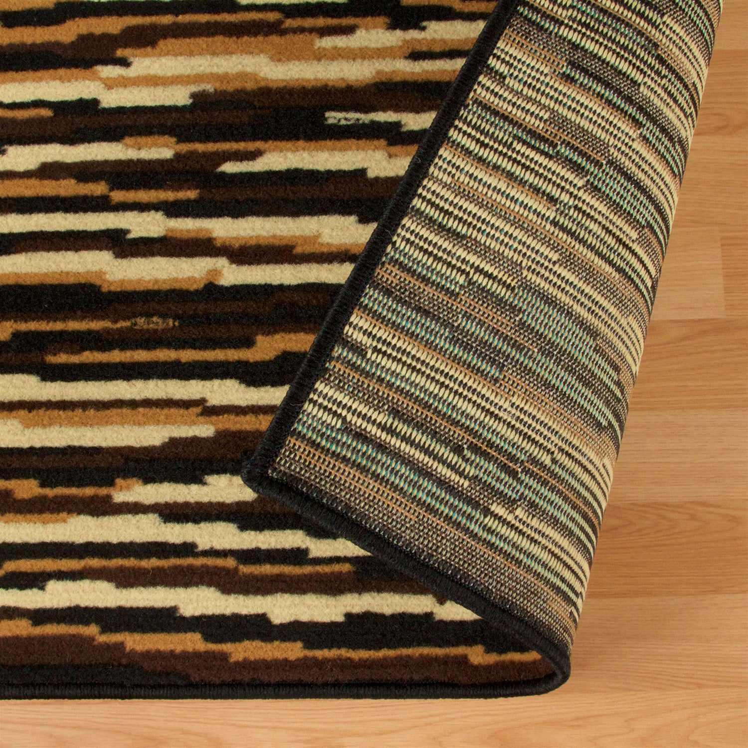 Horizons Abstract Wavy Stripes Indoor Large Area Rugs Or Runner Rug