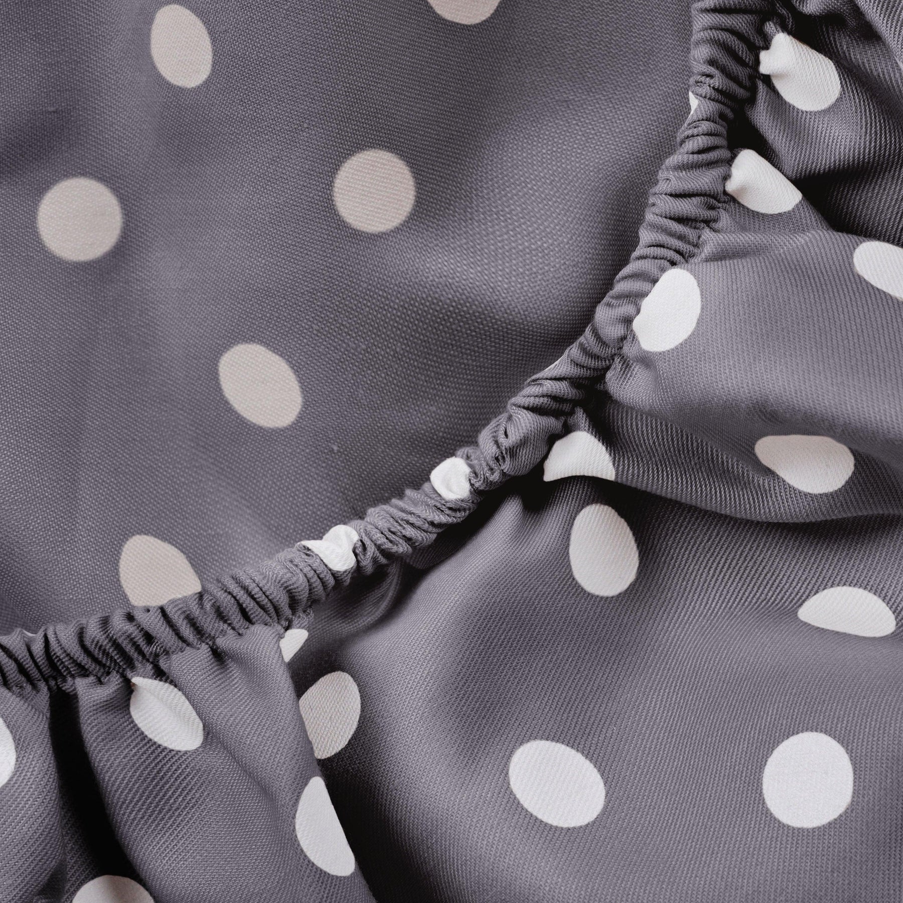 600 Thread Count Cotton Blend Polka Dot Deep Pocket Bed Sheet Set