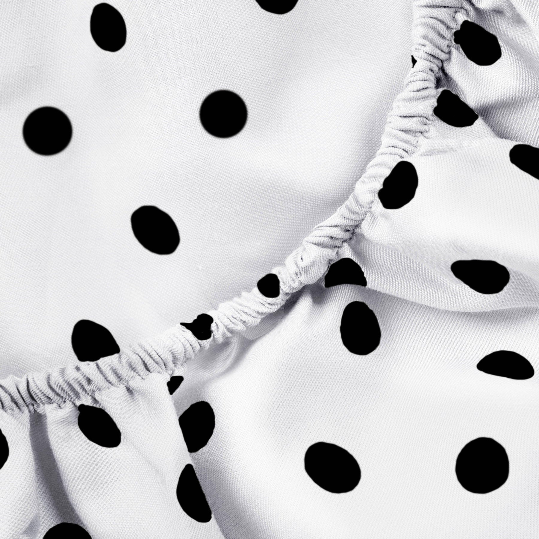 600 Thread Count Cotton Blend Polka Dot Deep Pocket Bed Sheet Set