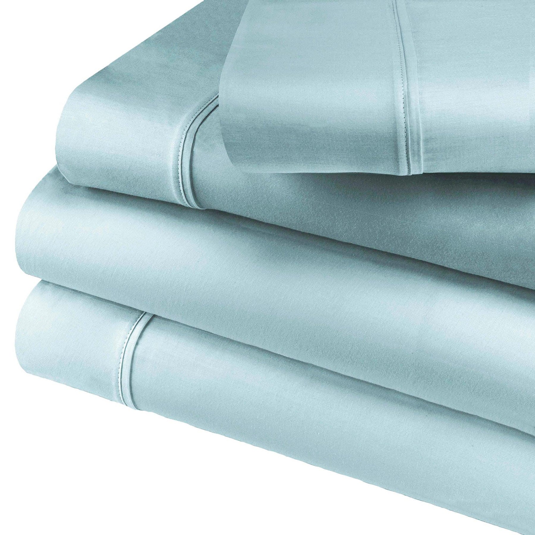 600 Thread Count Cotton Blend Solid Deep Pocket Bed Sheet Set