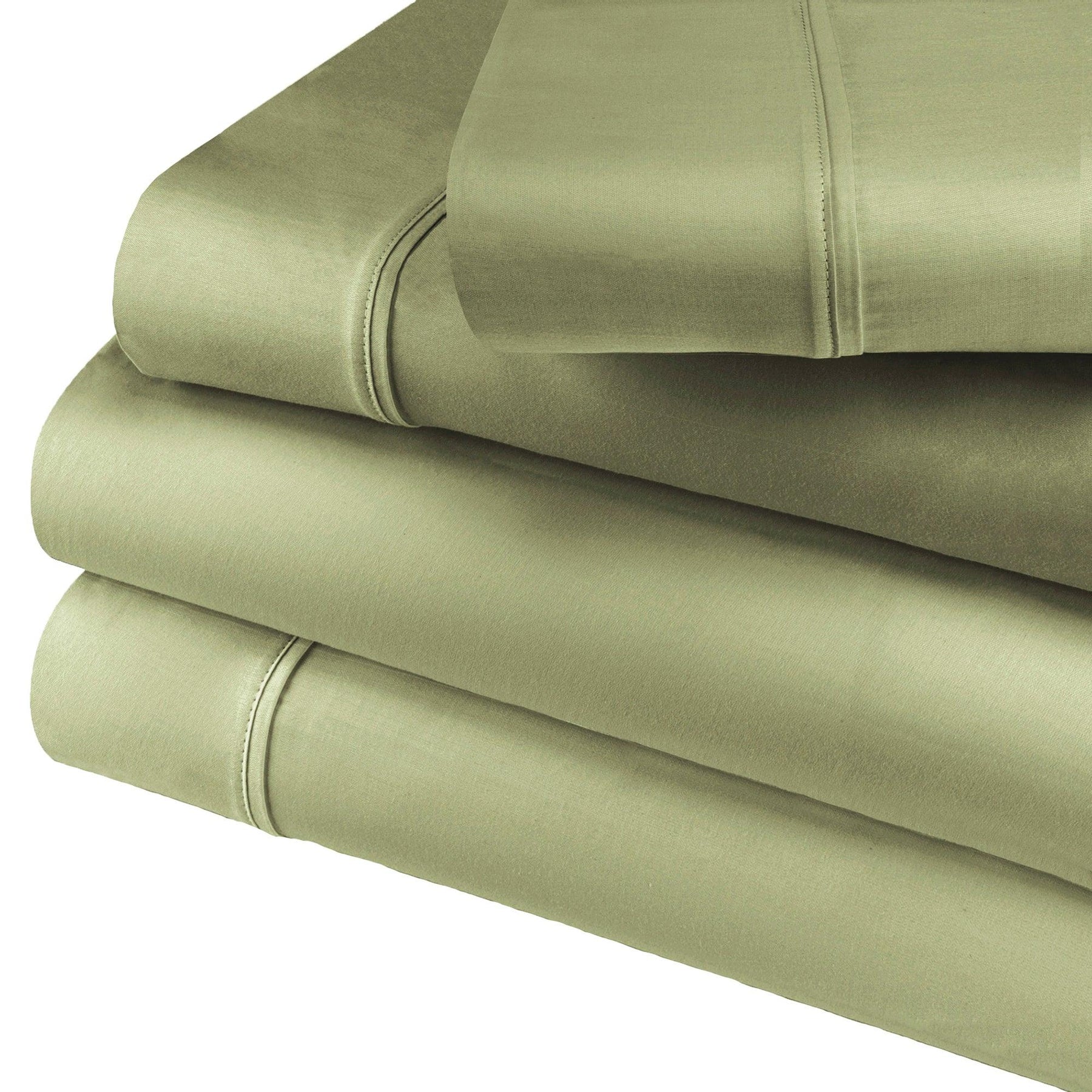 600 Thread Count Cotton Blend Solid Deep Pocket Bed Sheet Set