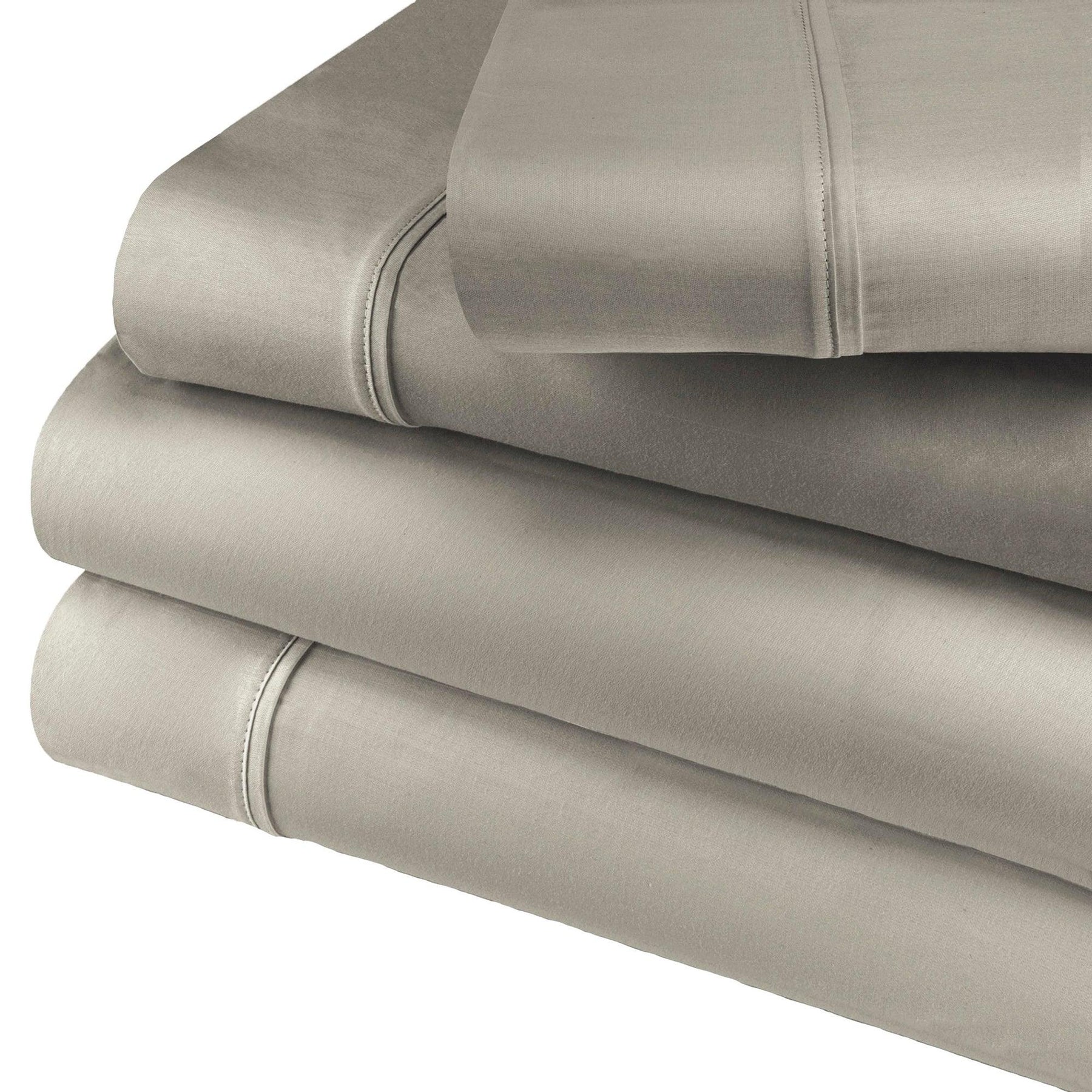 600 Thread Count Cotton Blend Solid Deep Pocket Bed Sheet Set