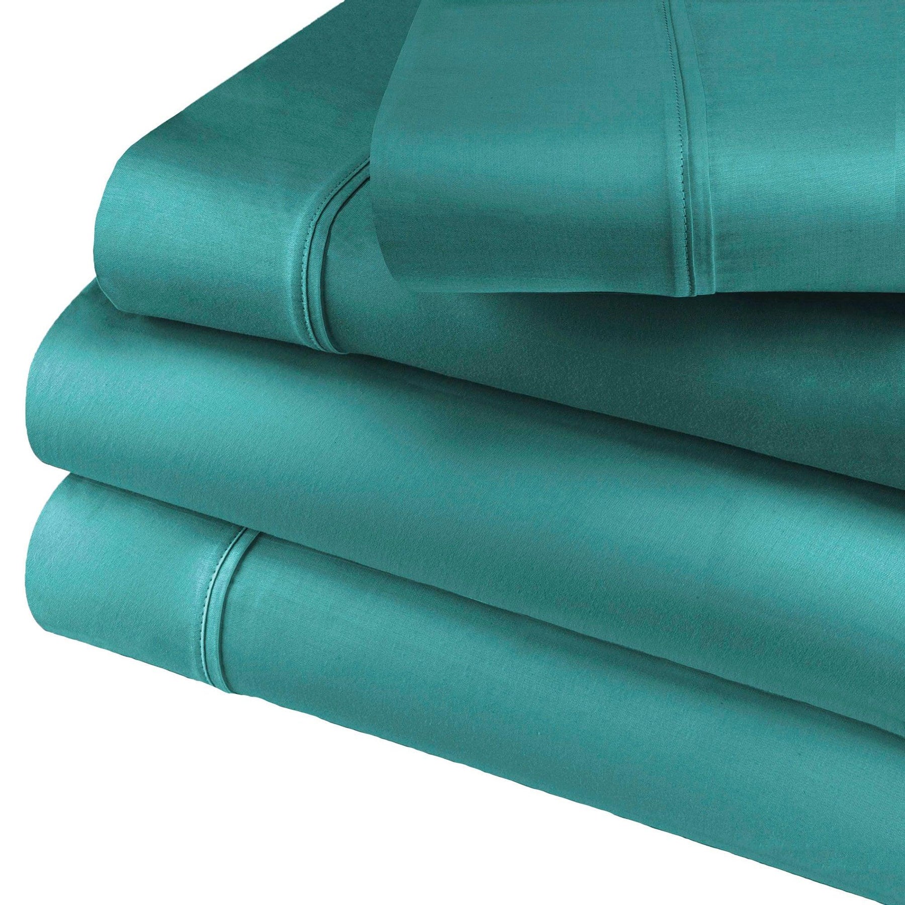 600 Thread Count Cotton Blend Solid Deep Pocket Bed Sheet Set