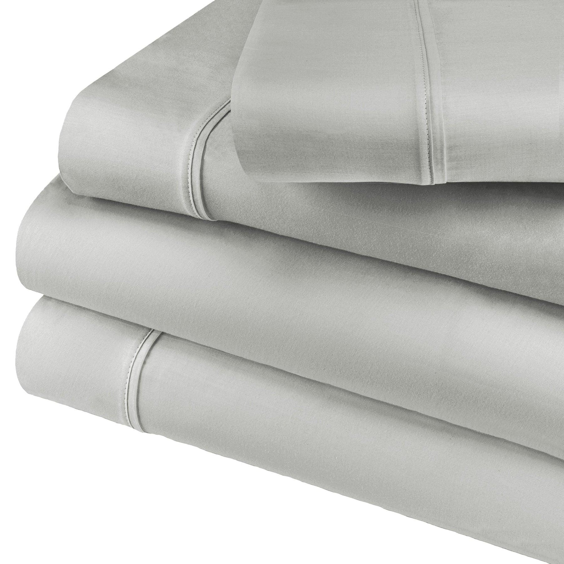 600 Thread Count Cotton Blend Solid Deep Pocket Bed Sheet Set