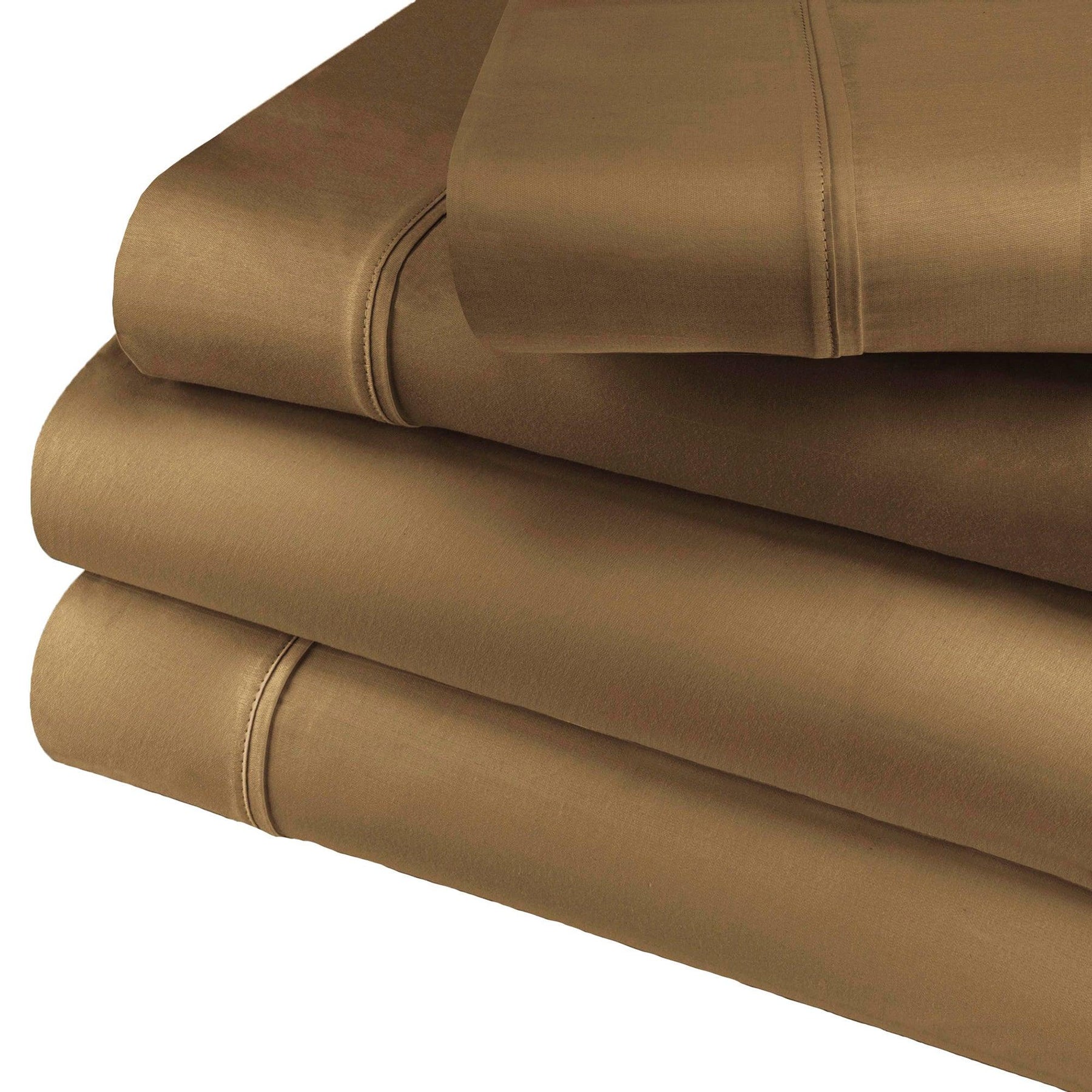 600 Thread Count Cotton Blend Solid Deep Pocket Bed Sheet Set