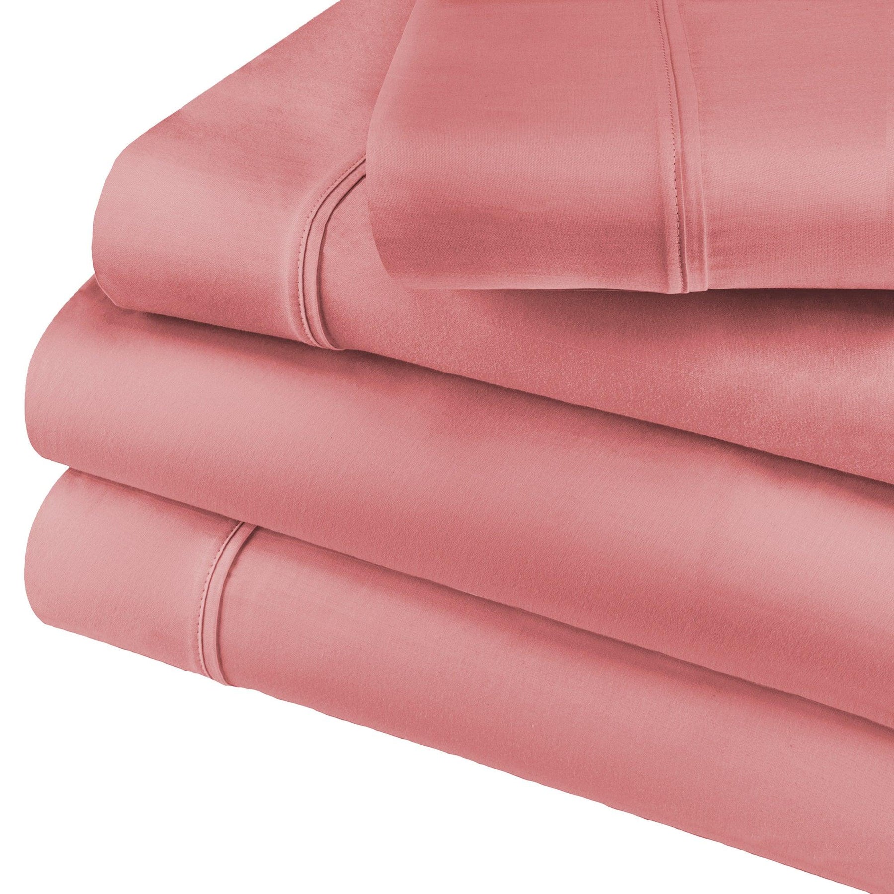 600 Thread Count Cotton Blend Solid Deep Pocket Bed Sheet Set