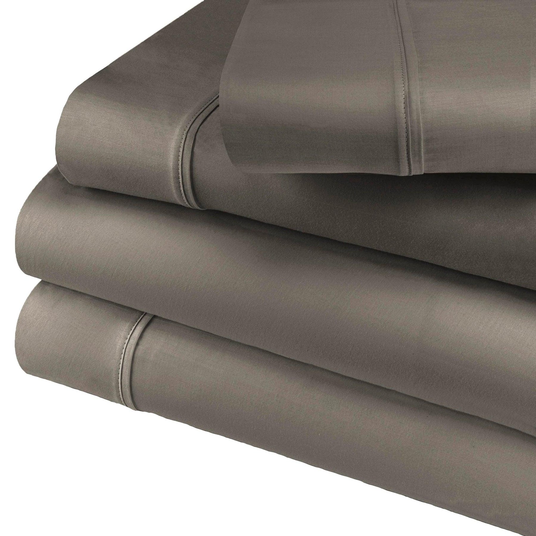 600 Thread Count Cotton Blend Solid Deep Pocket Bed Sheet Set