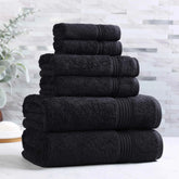 6-Piece Egyptian Cotton Plush Towel Set - Heritage