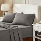 100% Egyptian Cotton 850 Thread Count Solid Bed Pillowcase Set