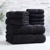 Egyptian Cotton Heritage Plush Towel Set 8 Piece