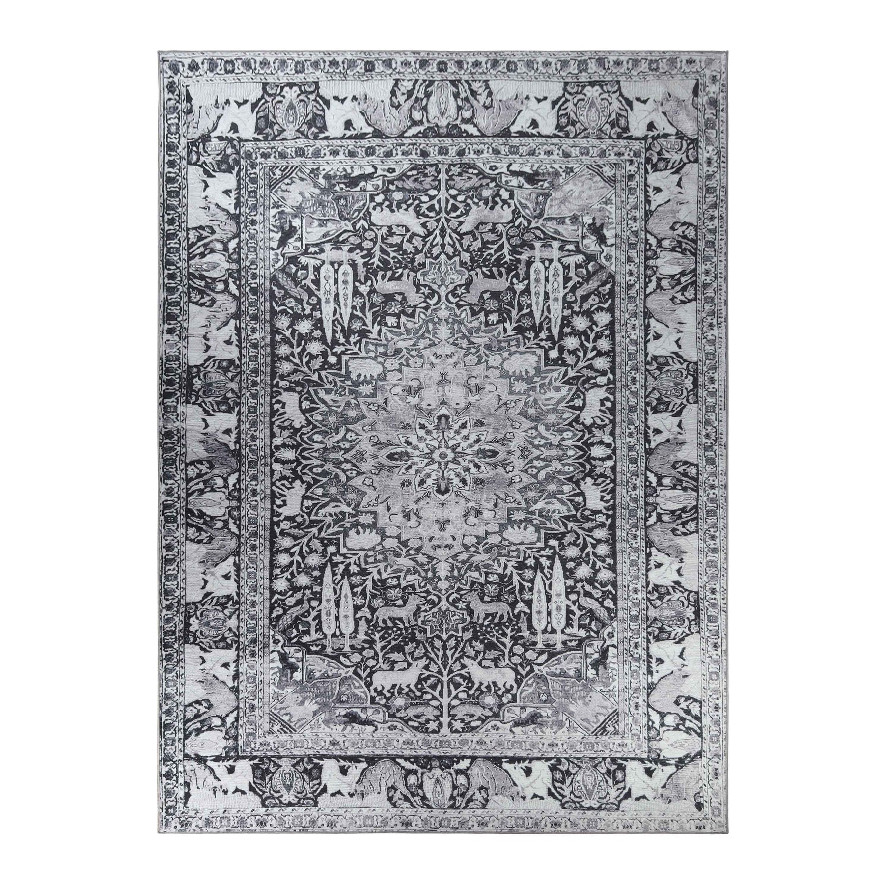 Copley Bohemian Oriental Medallion Wildlife Indoor Area Rug Or Runner