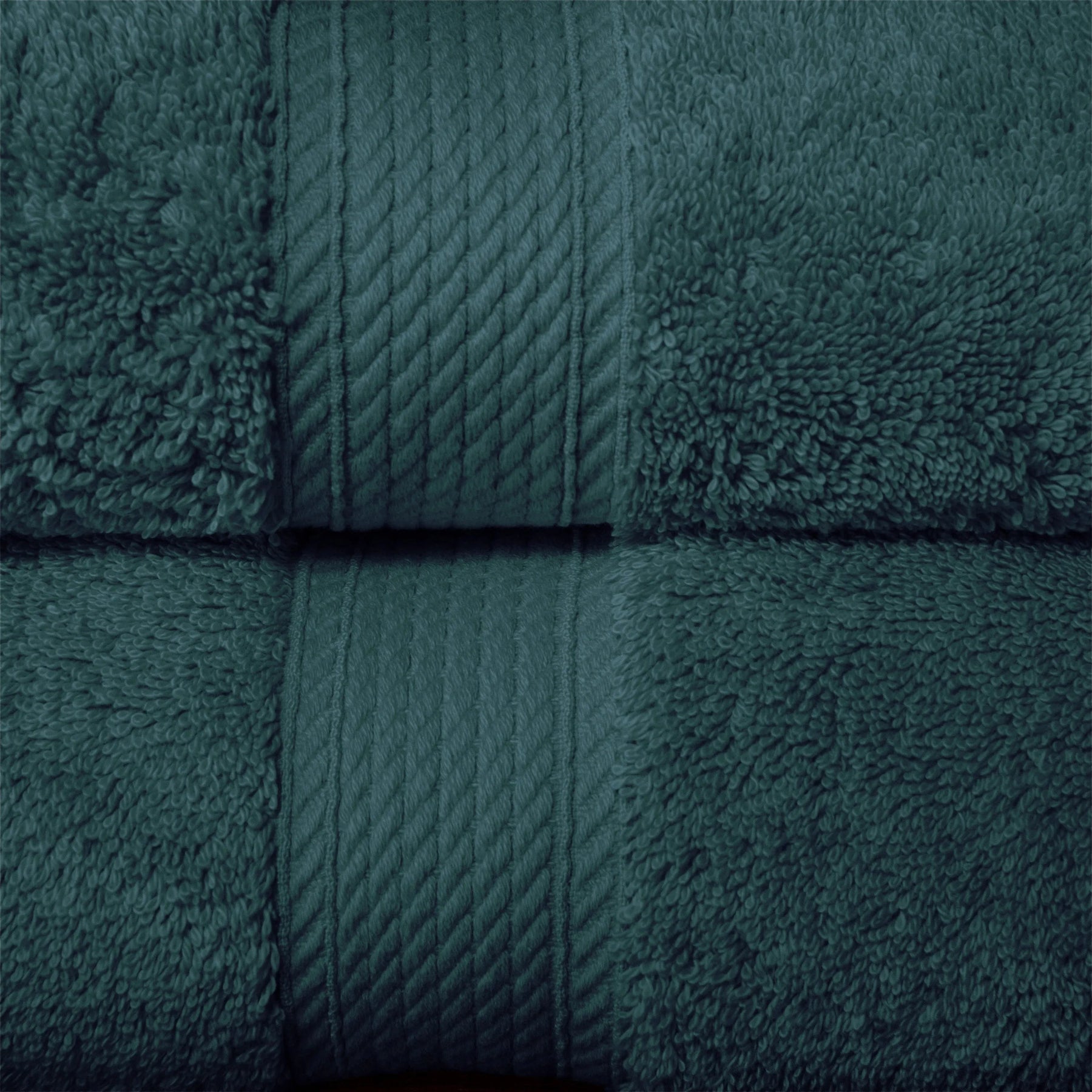 Madison Egyptian Cotton Pile Plush Heavyweight 6 Piece Towel Set