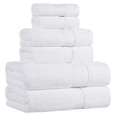 6-Piece Plush Turkish Cotton Towel Bundle