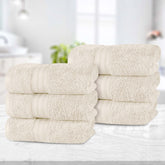 Cotton Terry Hand Towel Set 6-Piece - Atlas