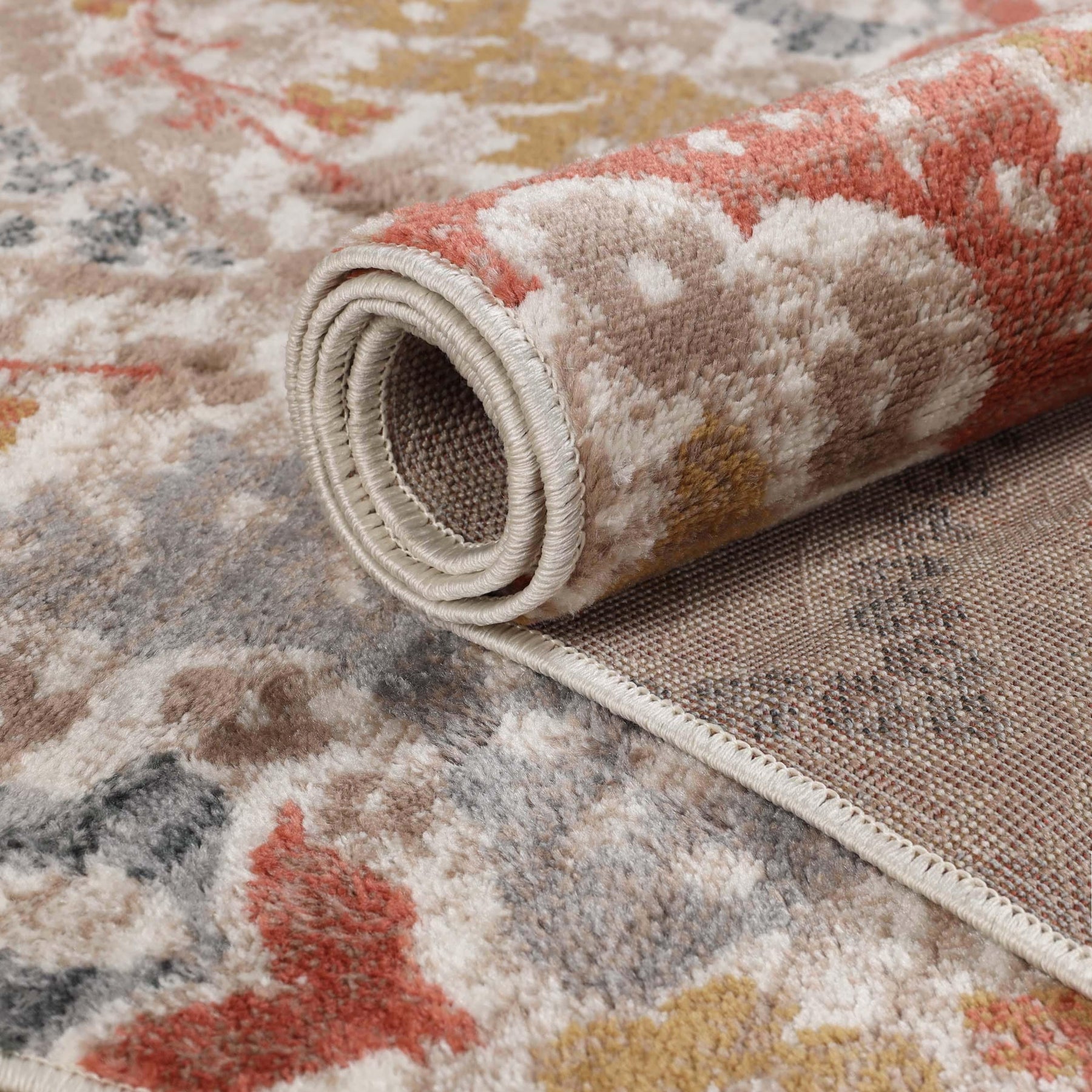 Augusta Vintage Floral Damask Indoor Area Rug or Runner