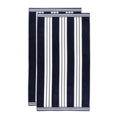 Cabana Stripe Oversized Cotton Beach Towel Set of 2, 4, or 6 Piece