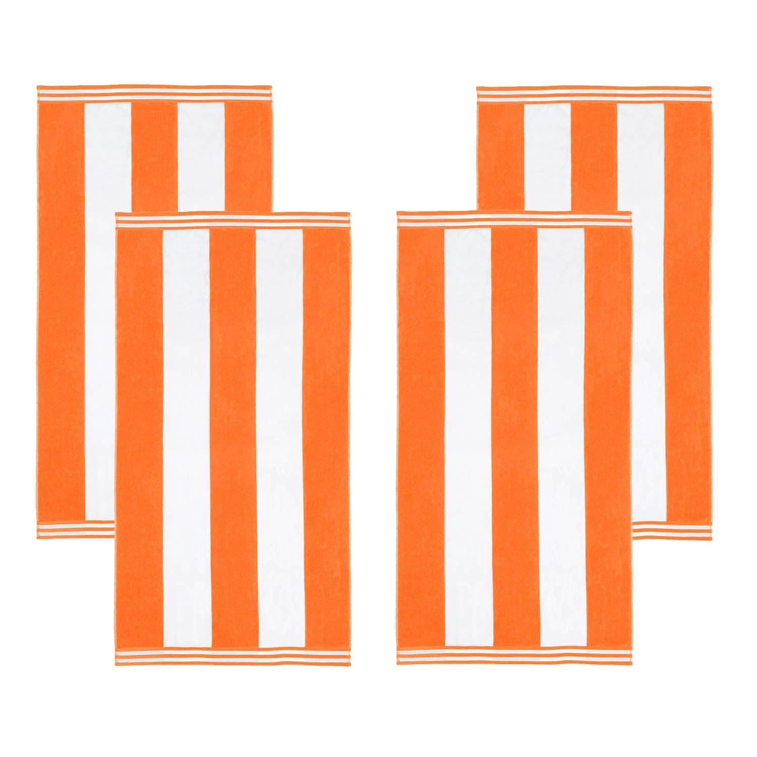 Cabana Stripe Oversized Cotton Beach Towel Set Of 2,4,6