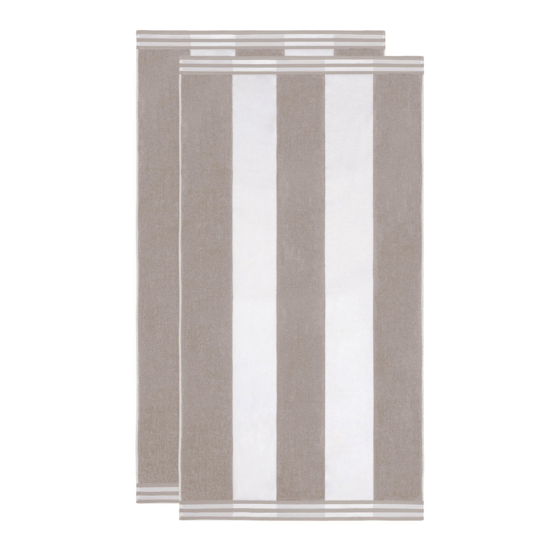 Cabana Stripe Oversized Cotton Beach Towel Set Of 2,4,6