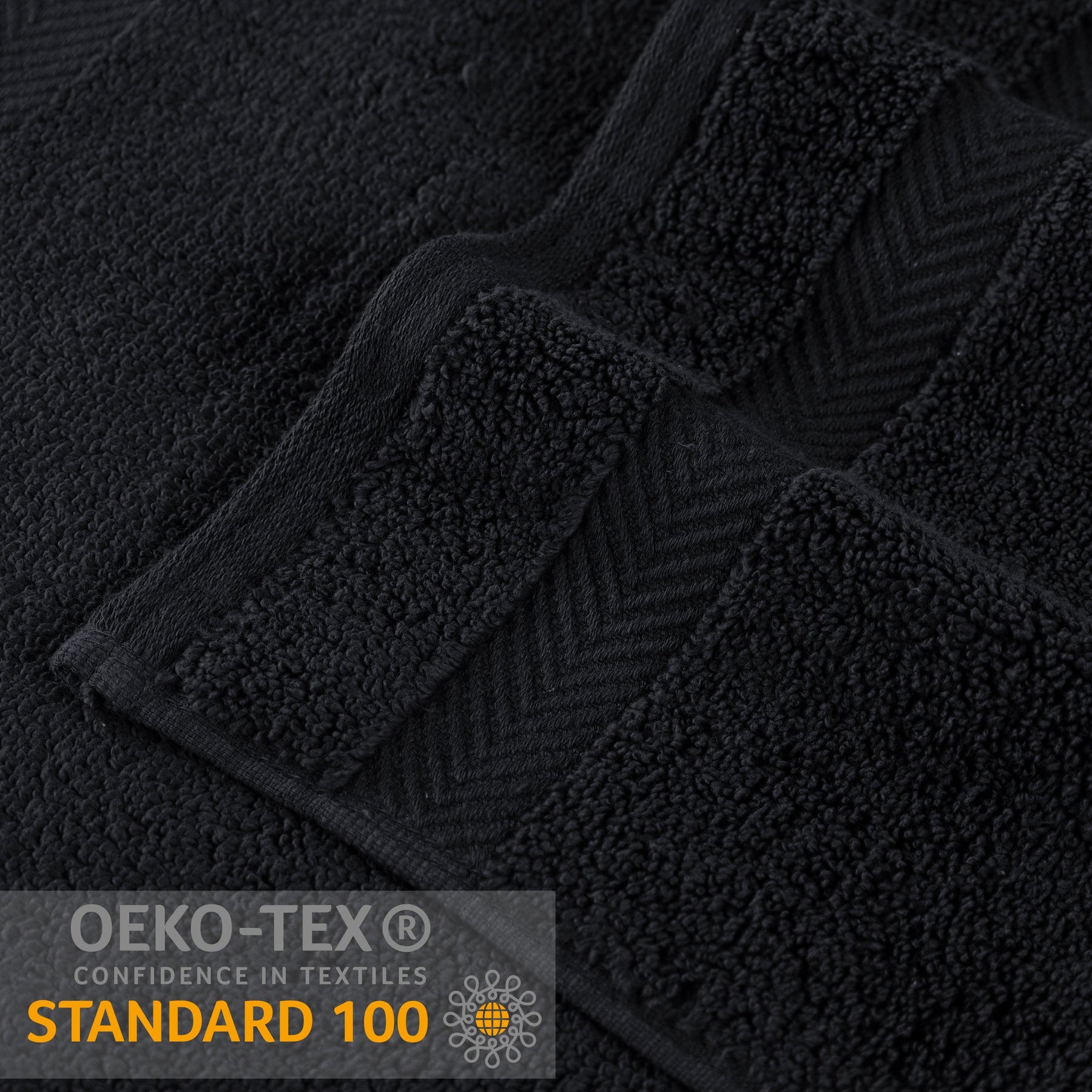 Zero Twist Cotton Solid Ultra-Soft Absorbent Hand Towel Set of 6