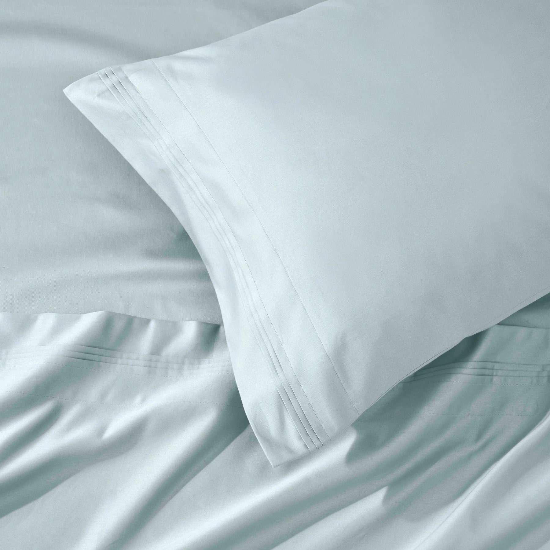 1000 Thread Count Egyptian Cotton Solid Pillowcase Set