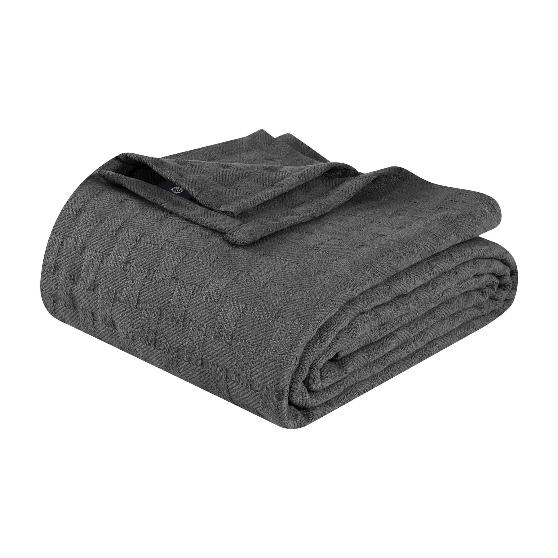 Basketweave Classic Farmhouse All-Season Cotton Blanket